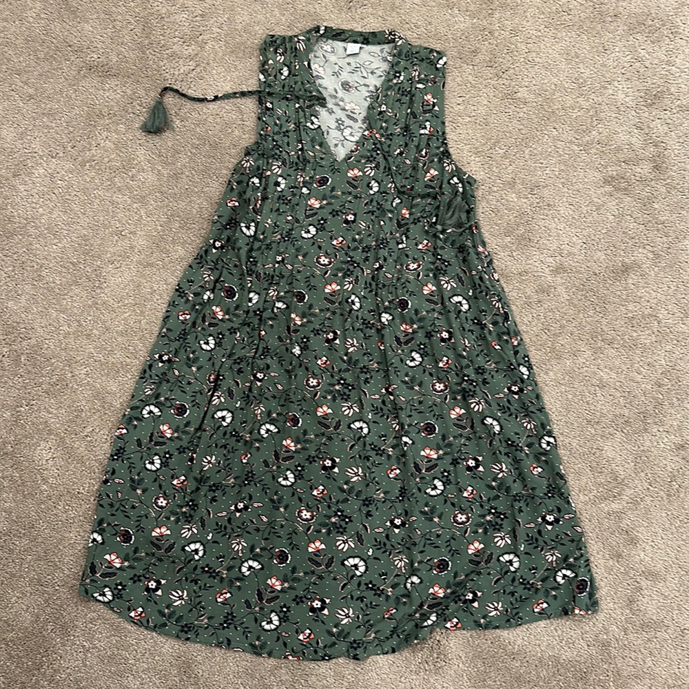 Green Old Navy tank dress